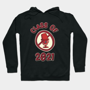 Class of 2021 Muted Mic Virtual Learning Graphic Hoodie